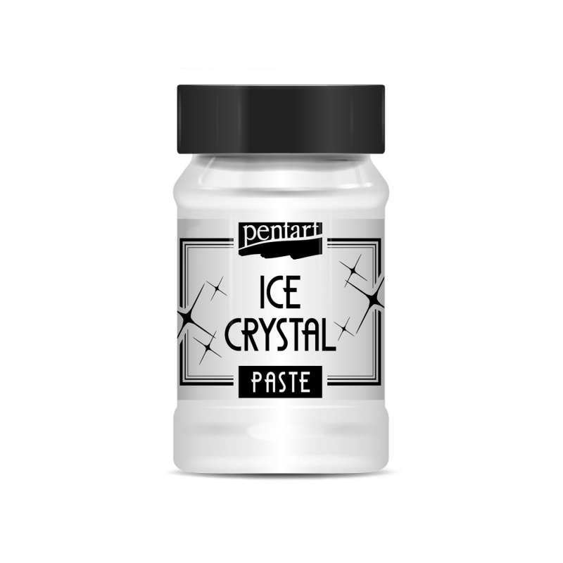 Pasta kryštálový efekt (Ice crystal paste) je priehľadná pasta s trblietkami na báze vody. Používa sa na dekorovanie, kde chceme dosiahnuť ľadový kry