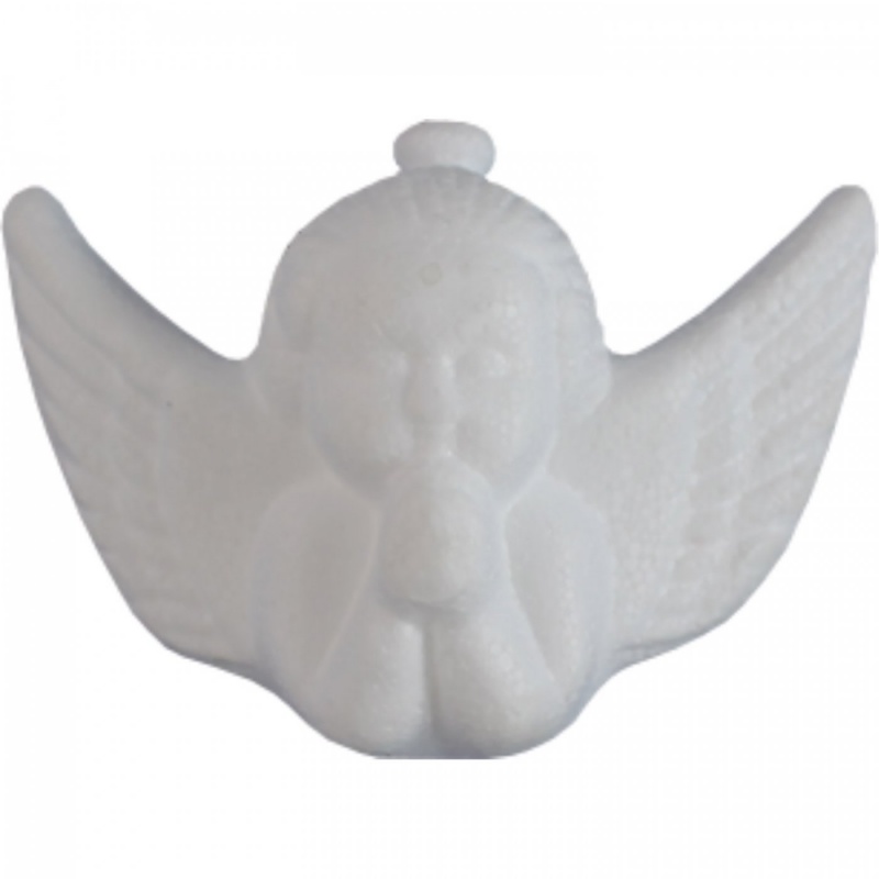 Polystyrénový anjelik je polystyrénový polotovar, ktorý sa používa ako základ pre valentínske, jesenné, vianočné, detské dekorácie. Polystyrén je