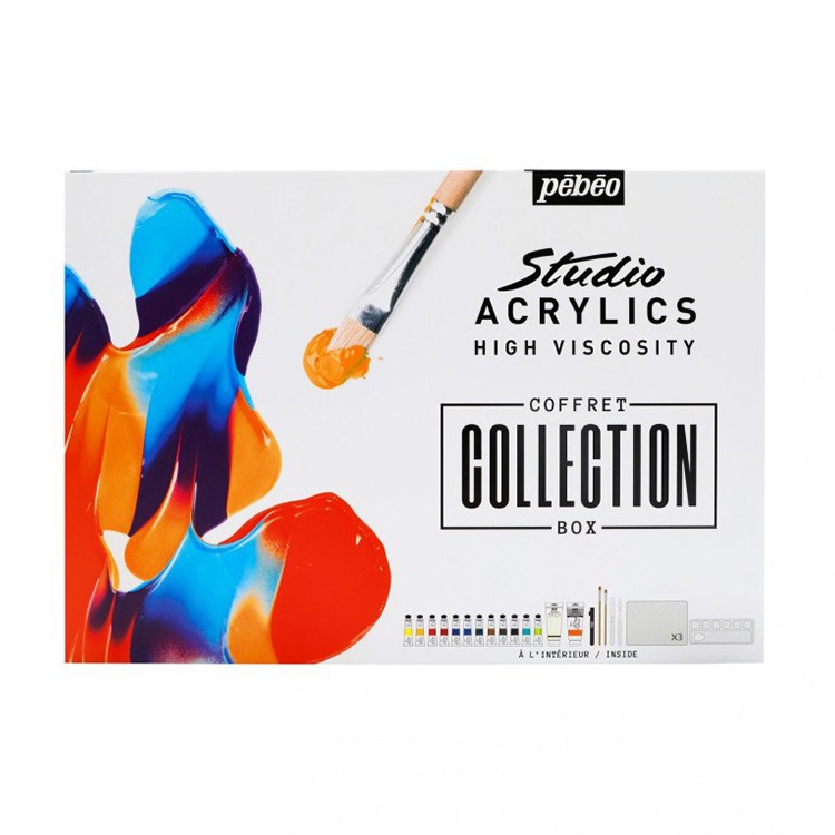 Sada Studio Acrylics sú jednou z najúspešnejších sérií akrylových farieb PEBEO.
Studio Acrylics sú:

akrylové, vodou riediteľné farby s matným z