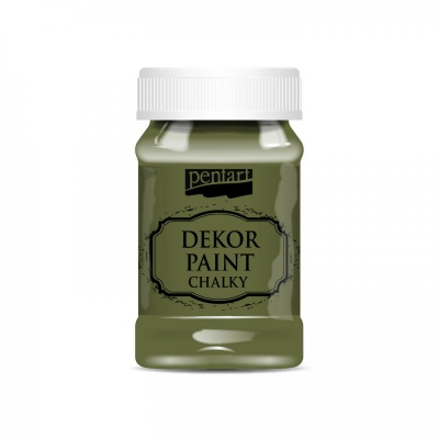 Dekor Paint Soft 100 ml, tŕňová zelená