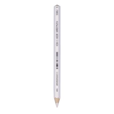 KOH-I-NOOR, ceruzka hrubá pastelová, 6-hranná, biela