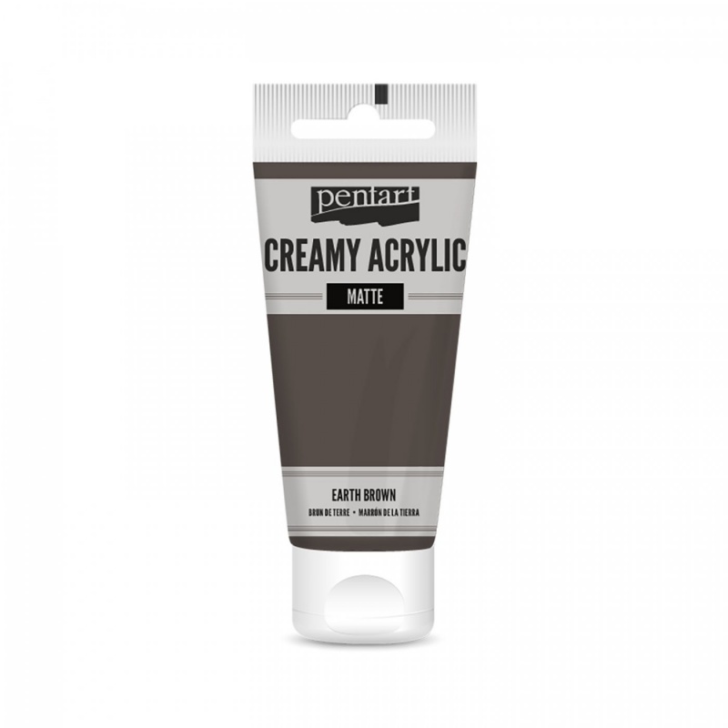 Akrylová farba krémová matná (Creamy acrylic semi-gloss)je akrylová farba na vodnej báze krémovej konzistencie s vysokým obsahom pigmentov. Môžete ju 