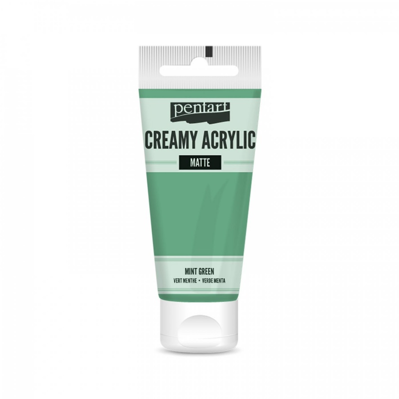 Akrylová farba krémová matná (Creamy acrylic semi-gloss)je akrylová farba na vodnej báze krémovej konzistencie s vysokým obsahom pigmentov. Môžete ju 