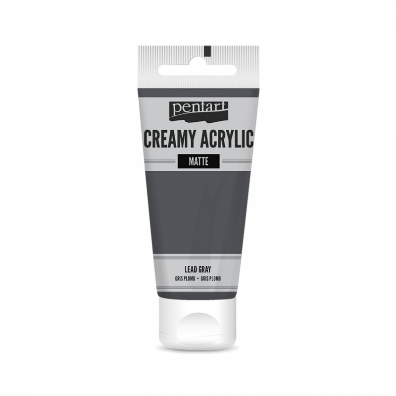 Akrylová farba krémová matná (Creamy acrylic semi-gloss)je akrylová farba na vodnej báze krémovej konzistencie s vysokým obsahom pigmentov. Môžete ju 