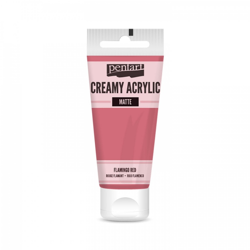Akrylová farba krémová matná (Creamy acrylic semi-gloss)je akrylová farba na vodnej báze krémovej konzistencie s vysokým obsahom pigmentov. Môžete ju 