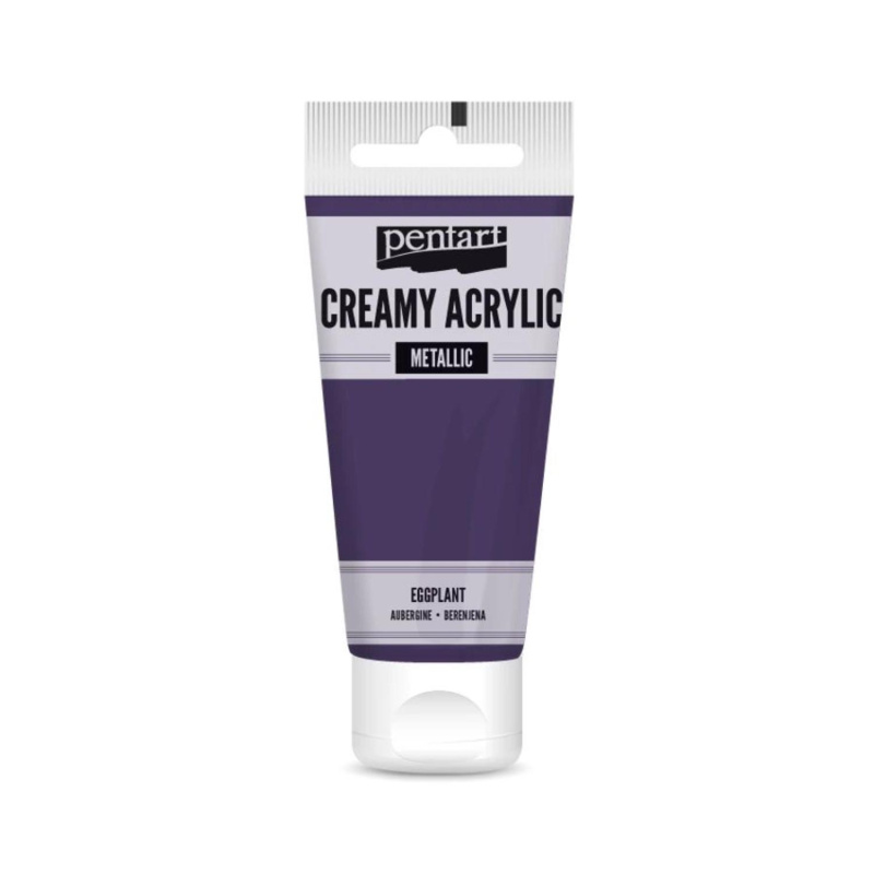 Akrylová farba krémová matná (Creamy acrylic metallic) je akrylová farba na vodnej báze krémovej konzistencie s vysokým obsahom pigmentov. Môžete ju p