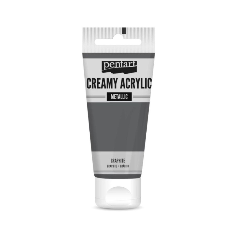 Akrylová farba krémová matná (Creamy acrylic metallic) je akrylová farba na vodnej báze krémovej konzistencie s vysokým obsahom pigmentov. Môžete ju p