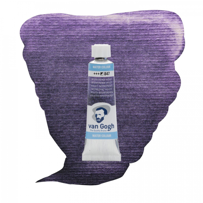 Akvarelová farba Van Gogh od holandského výrobcu Royal Talens v kovovej tube s objemom 10 ml sú brilantné akvarelové farby vhodné ako pre študentov, tak