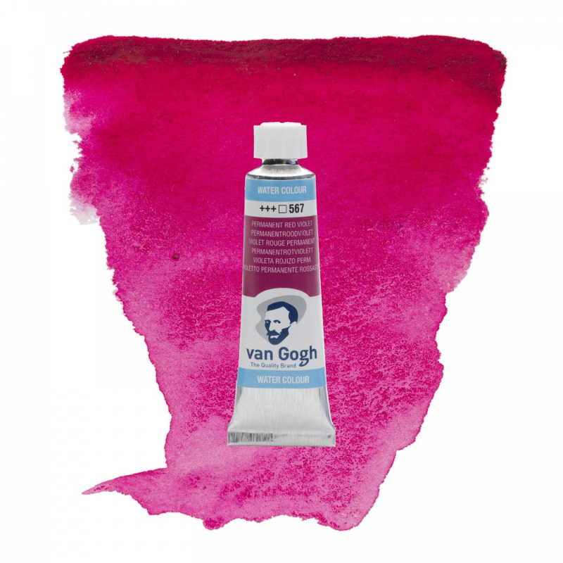 Akvarelová farba Van Gogh od holandského výrobcu Royal Talens v kovovej tube s objemom 10 ml sú brilantné akvarelové farby vhodné ako pre študentov, tak