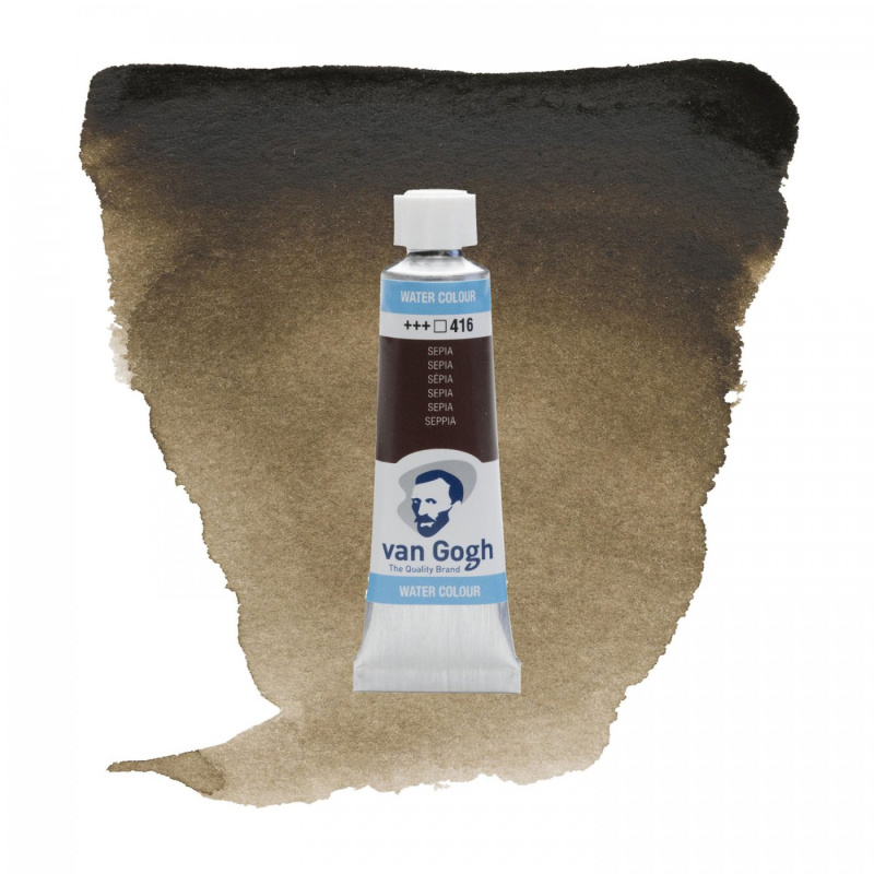 Akvarelová farba Van Gogh od holandského výrobcu Royal Talens v kovovej tube s objemom 10 ml sú brilantné akvarelové farby vhodné ako pre študentov, tak