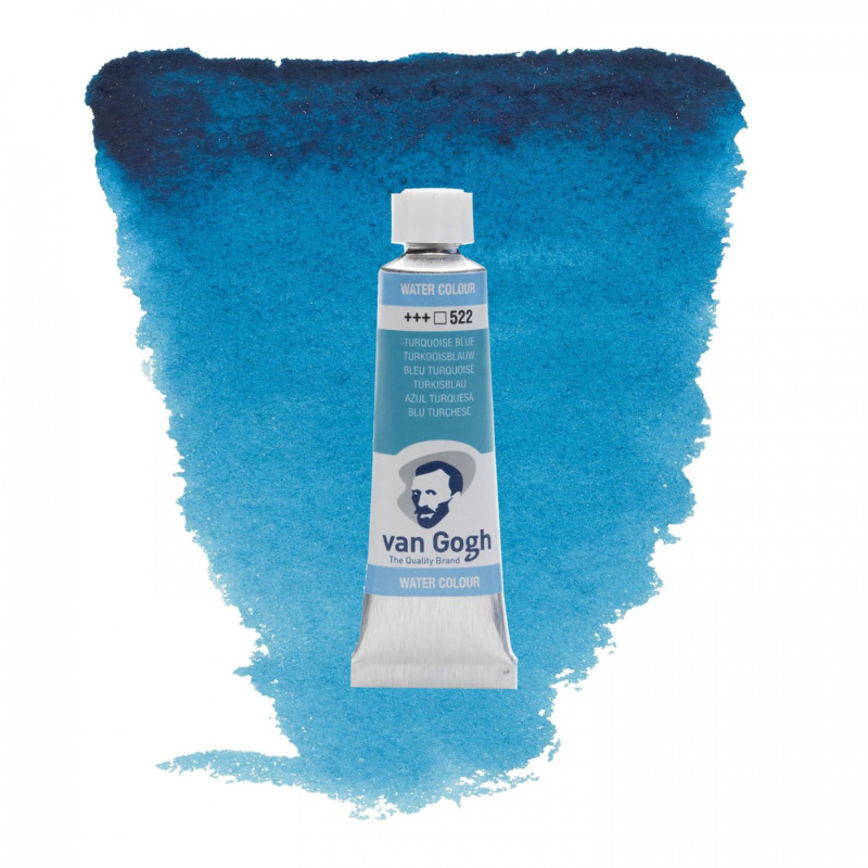 Akvarelová farba Van Gogh od holandského výrobcu Royal Talens v kovovej tube s objemom 10 ml sú brilantné akvarelové farby vhodné ako pre študentov, tak