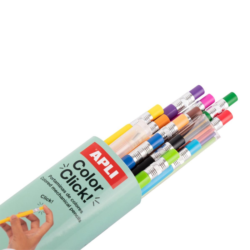 Vysúvacie pastelky, ktoré len tak niečo nezničí. Odolné plastové telo chráni hrot tuhy pred poškodením. Pomocou stláčacej mechaniky v koncovke sa t