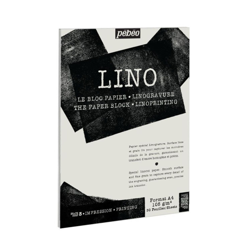 Blok papiera Pébéo LINOCUT A4 na linoryt je navrhnutý tak, aby spĺňal potreby náročných umelcov a kombinuje kvalitu, odolnosť a praktickosť. Vďaka pa