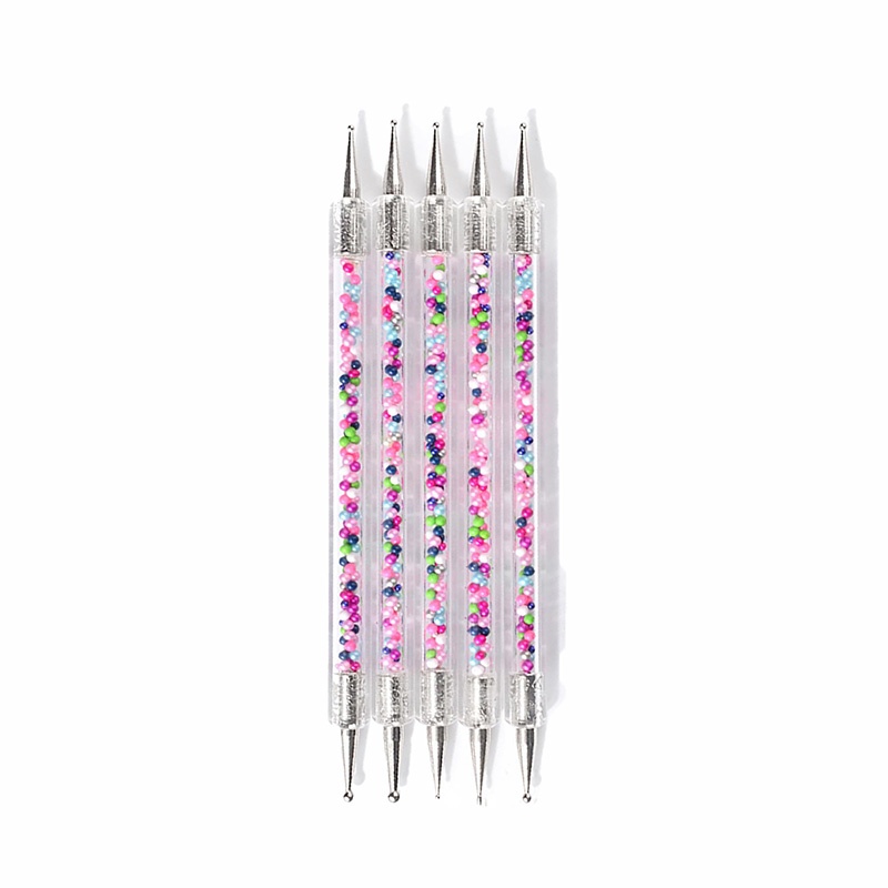 Bodkovacie perá farebné s guličkami (dotting tool) sú nástrojom, ktorý sa jemne namáča do farby a po priložení na povrch vytvorí peknú a presnú bod