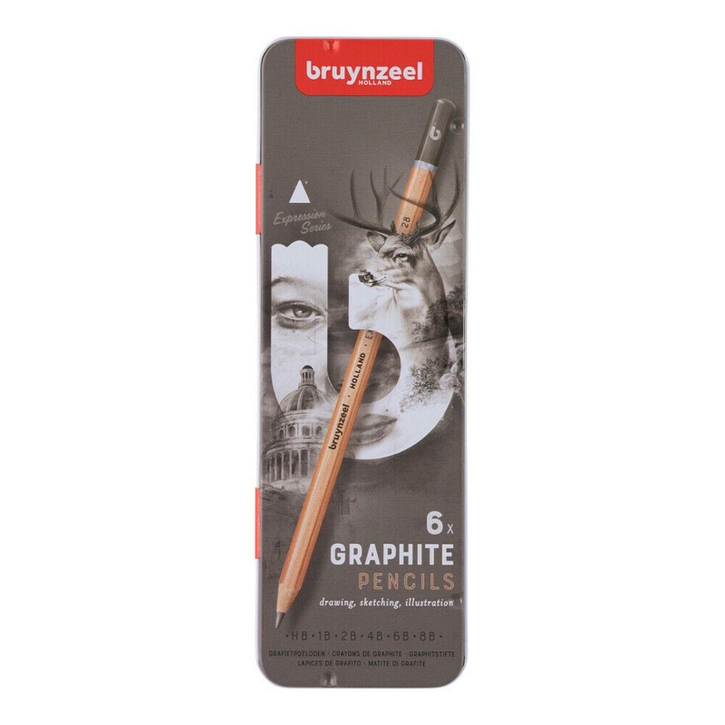 Sada ceruziek expression ponúka výber z kolekcie holandských grafitových ceruziek. Ceruzky sa skvelo hodia na kreslenie skíc a klasickú kresbu, počiatoč