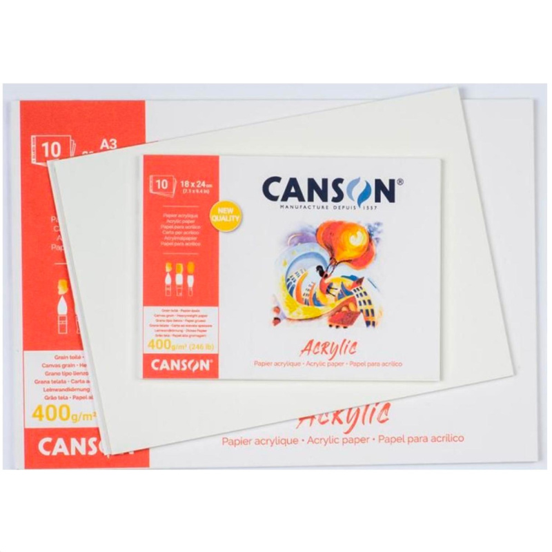 Canson Acrylic skicár – profesionálny papier na akrylovú maľbu. Canson Acrylic skicár je kvalitný umelecký skicár navrhnutý špeciálne pre akrylovú