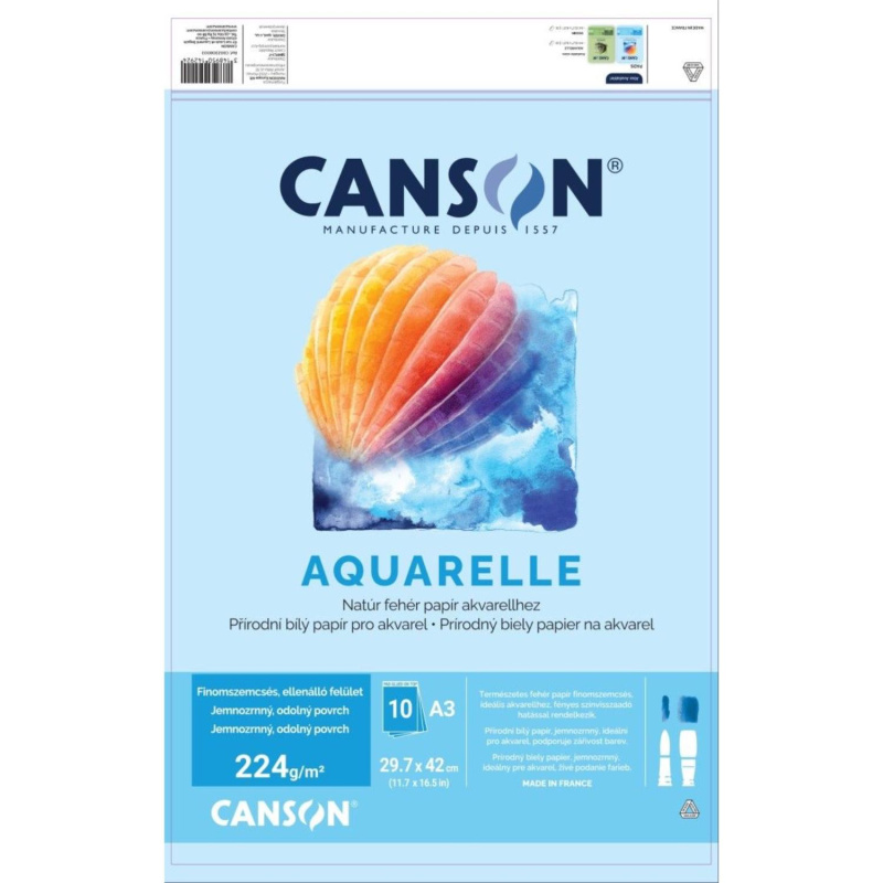 Canson FineFace Aquarelle – kvalitný akvarelový papier pre deti, študentov aj umelcov. Objavte akvarelový papier Canson FineFace Aquarelle, ktorý priná�