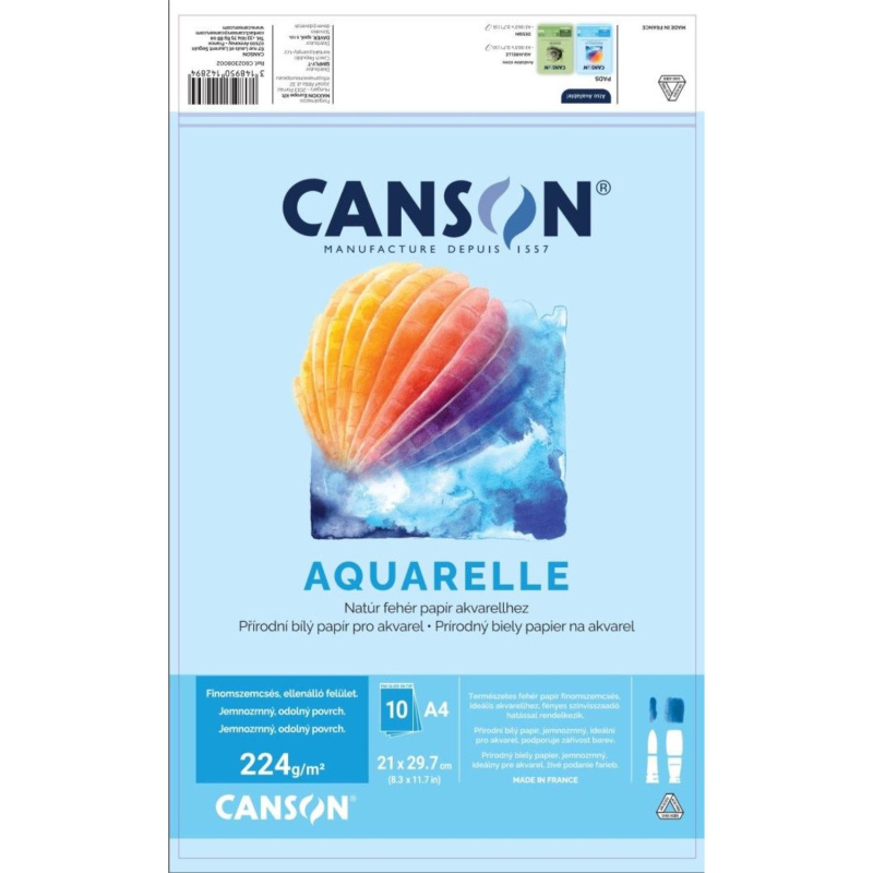 Canson FineFace Aquarelle – kvalitný akvarelový papier pre deti, študentov aj umelcov. Objavte akvarelový papier Canson FineFace Aquarelle, ktorý priná�