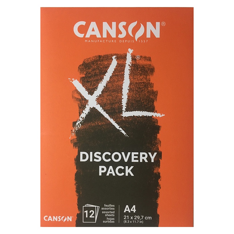 Canson XL Discovery Pack Dessin & Croquis je sada papierov v papierovej obálke, určená pre tých, ktorí hľadajú spoľahlivé papiere na kreslenie. Vý