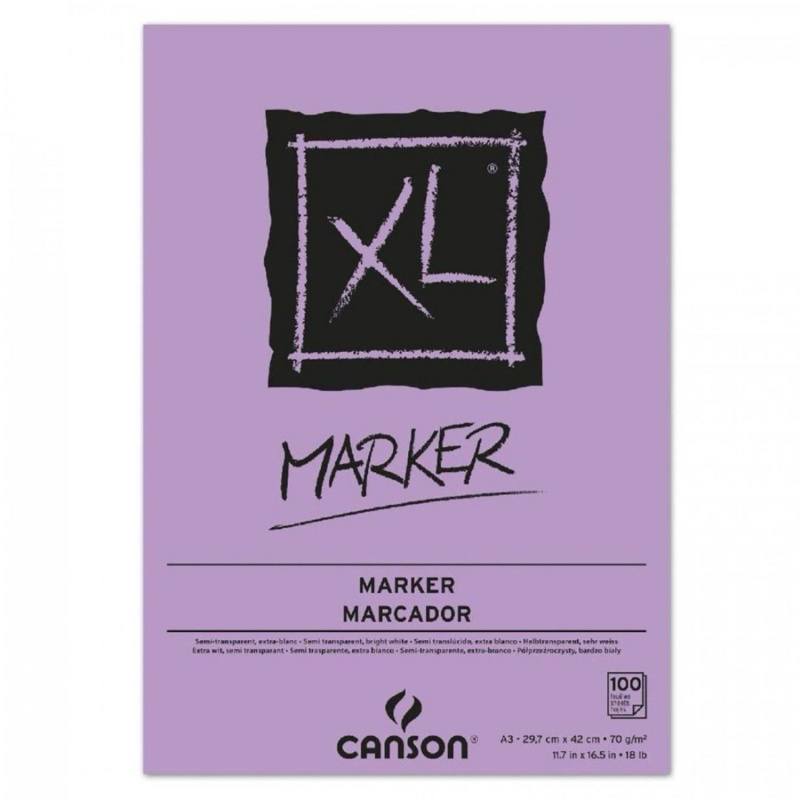 Canson XL Marker – profesionálny blok na fixky, markery a ilustráciu. Canson XL Marker je kvalitný marker blok navrhnutý pre ilustrátorov, dizajnérov, �