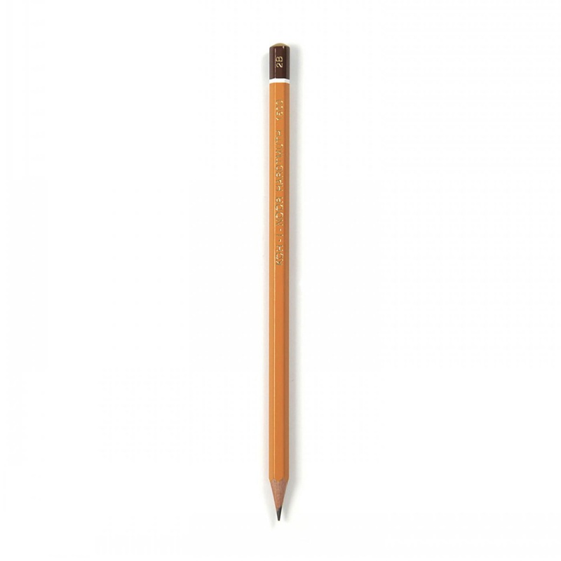 Ceruzka grafitová v rôznych tvrdostiach od mäkkých až po tie najtvrdšie vo svojej škále, je výborný