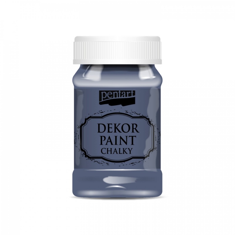 Dekor Paint Soft od Pentart je rýchloschnúca kriedová farba na vodnej báze s vynikajúcou krycou schopnosťou. Vďaka svojmu špeciálnemu zloženiu vytvár