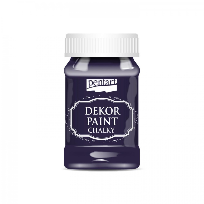 Dekor Paint Soft od Pentart je rýchloschnúca kriedová farba na vodnej báze s vynikajúcou krycou schopnosťou. Vďaka svojmu špeciálnemu zloženiu vytvár