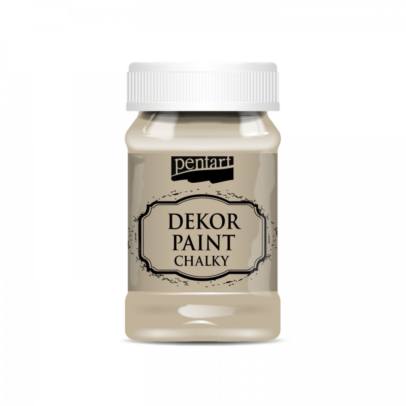Dekor Paint Soft od Pentart je rýchloschnúca kriedová farba na vodnej báze s vynikajúcou krycou schopnosťou. Vďaka svojmu špeciálnemu zloženiu vytvár