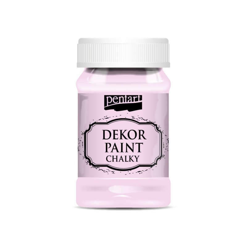 Dekor Paint Soft od Pentart je rýchloschnúca kriedová farba na vodnej báze s vynikajúcou krycou schopnosťou. Vďaka svojmu špeciálnemu zloženiu vytvár