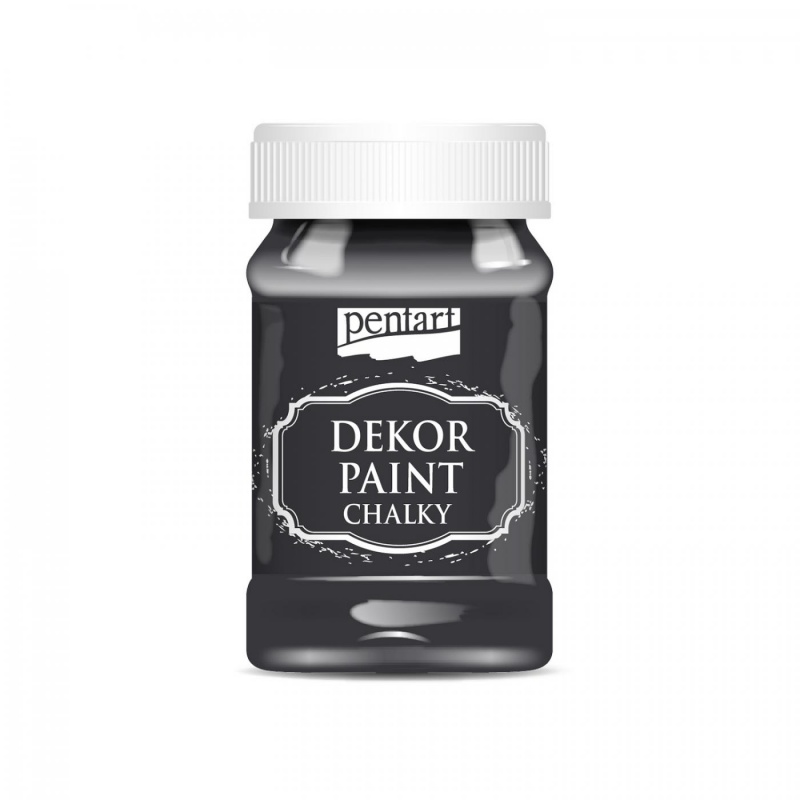 Dekor Paint Soft od Pentart je rýchloschnúca kriedová farba na vodnej báze s vynikajúcou krycou schopnosťou. Vďaka svojmu špeciálnemu zloženiu vytvár