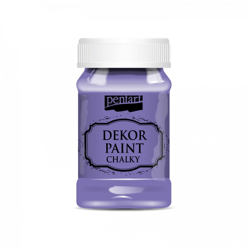 Dekor Paint Soft od Pentart je rýchloschnúca kriedová farba na vodnej báze s vynikajúcou krycou schopnosťou. Vďaka svojmu špeciálnemu zloženiu vytvár