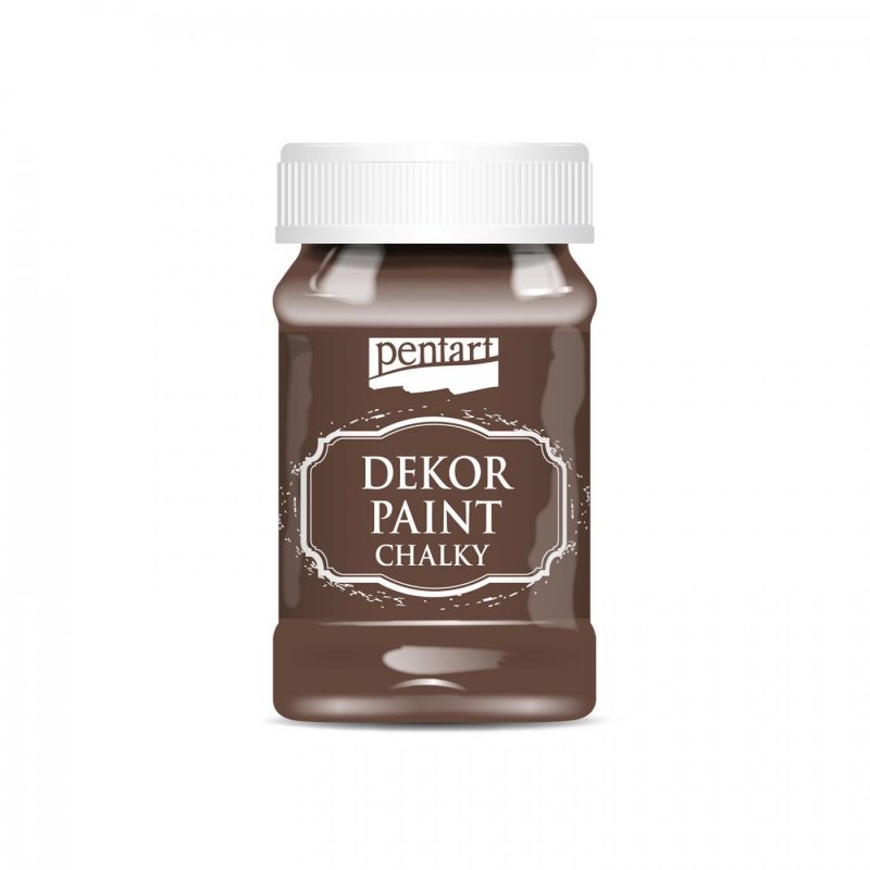 Dekor Paint Soft od Pentart je rýchloschnúca kriedová farba na vodnej báze s vynikajúcou krycou schopnosťou. Vďaka svojmu špeciálnemu zloženiu vytvár