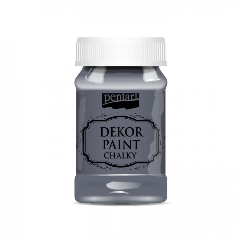 Dekor Paint Soft od Pentart je rýchloschnúca kriedová farba na vodnej báze s vynikajúcou krycou schopnosťou. Vďaka svojmu špeciálnemu zloženiu vytvár