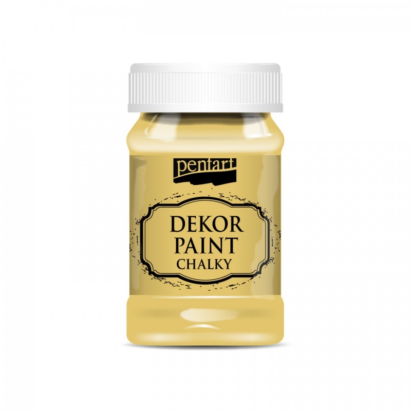 Dekor Paint Soft od Pentart je rýchloschnúca kriedová farba na vodnej báze s vynikajúcou krycou schopnosťou. Vďaka svojmu špeciálnemu zloženiu vytvár