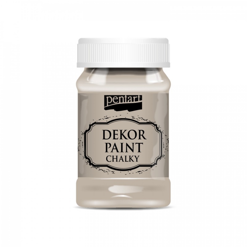 Dekor Paint Soft od Pentart je rýchloschnúca kriedová farba na vodnej báze s vynikajúcou krycou schopnosťou. Vďaka svojmu špeciálnemu zloženiu vytvár