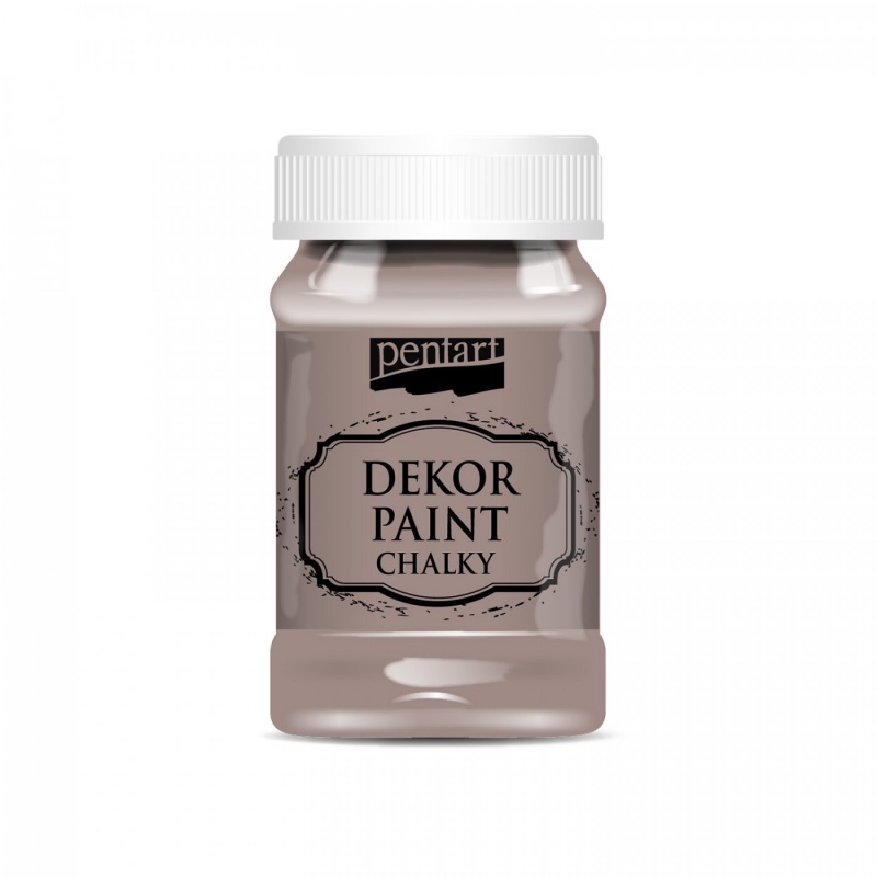 Dekor Paint Soft od Pentart je rýchloschnúca kriedová farba na vodnej báze s vynikajúcou krycou schopnosťou. Vďaka svojmu špeciálnemu zloženiu vytvár