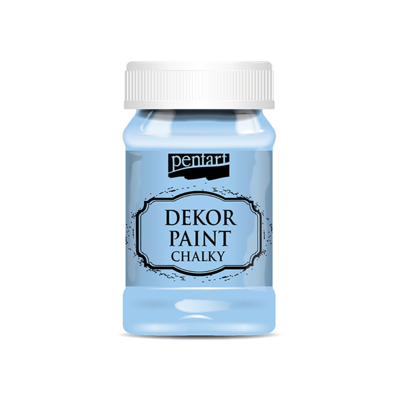 Dekor Paint Soft od Pentart je rýchloschnúca kriedová farba na vodnej báze s vynikajúcou krycou schopnosťou. Vďaka svojmu špeciálnemu zloženiu vytvár