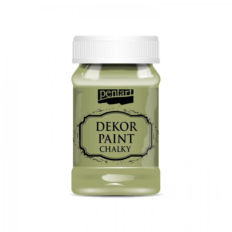 Dekor Paint Soft od Pentart je rýchloschnúca kriedová farba na vodnej báze s vynikajúcou krycou schopnosťou. Vďaka svojmu špeciálnemu zloženiu vytvár