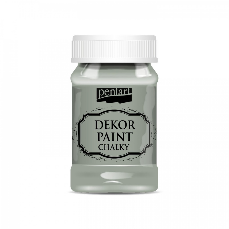 Dekor Paint Soft od Pentart je rýchloschnúca kriedová farba na vodnej báze s vynikajúcou krycou schopnosťou. Vďaka svojmu špeciálnemu zloženiu vytvár
