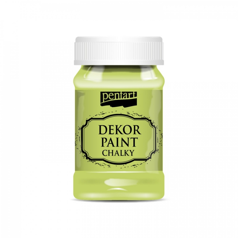Dekor Paint Soft od Pentart je rýchloschnúca kriedová farba na vodnej báze s vynikajúcou krycou schopnosťou. Vďaka svojmu špeciálnemu zloženiu vytvár