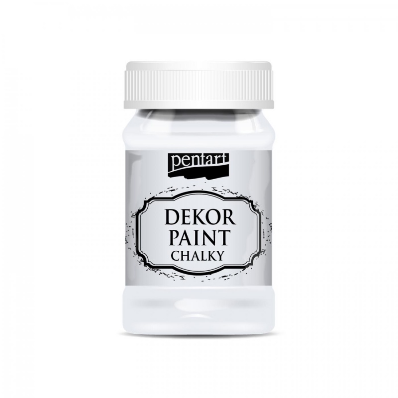 Dekor Paint Soft od Pentart je rýchloschnúca kriedová farba na vodnej báze s vynikajúcou krycou schopnosťou. Vďaka svojmu špeciálnemu zloženiu vytvár