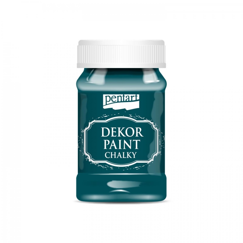 Dekor Paint Soft od Pentart je rýchloschnúca kriedová farba na vodnej báze s vynikajúcou krycou schopnosťou. Vďaka svojmu špeciálnemu zloženiu vytvár