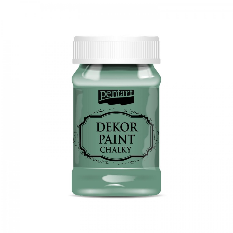 Dekor Paint Soft od Pentart je rýchloschnúca kriedová farba na vodnej báze s vynikajúcou krycou schopnosťou. Vďaka svojmu špeciálnemu zloženiu vytvár