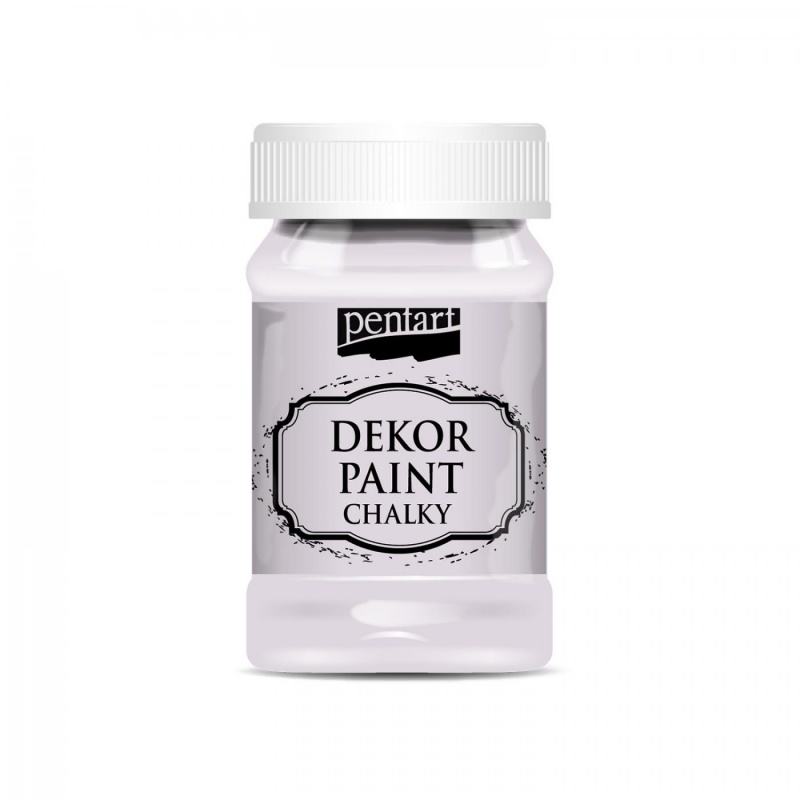 Dekor Paint Soft od Pentart je rýchloschnúca kriedová farba na vodnej báze s vynikajúcou krycou schopnosťou. Vďaka svojmu špeciálnemu zloženiu vytvár