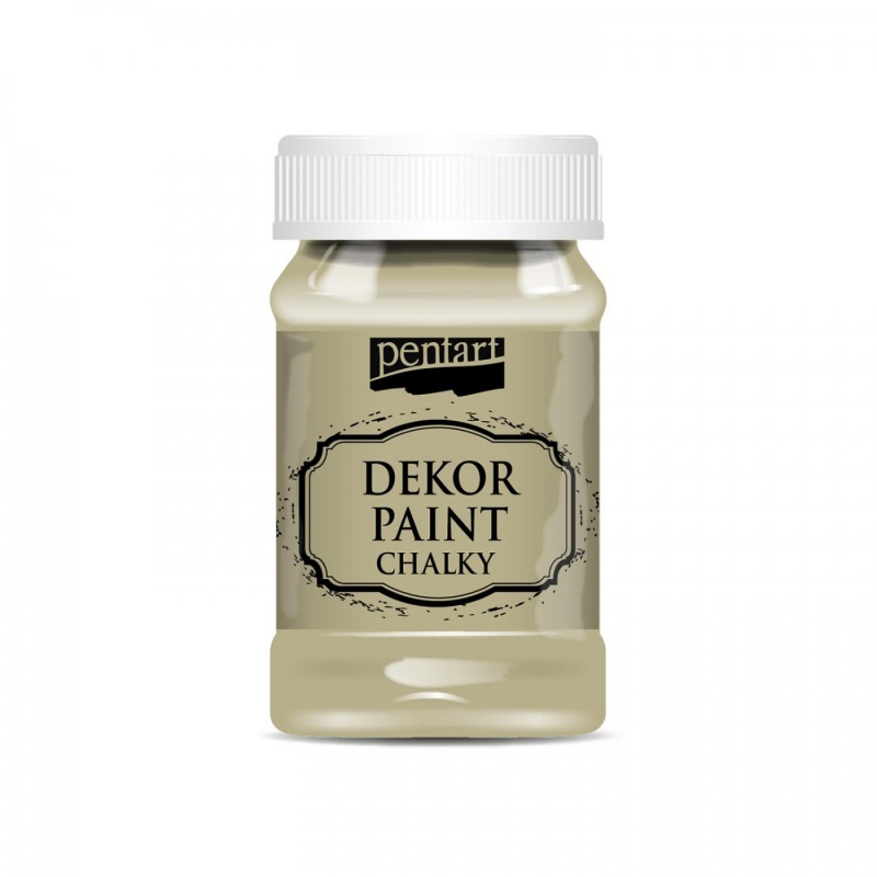 Dekor Paint Soft od Pentart je rýchloschnúca kriedová farba na vodnej báze s vynikajúcou krycou schopnosťou. Vďaka svojmu špeciálnemu zloženiu vytvár