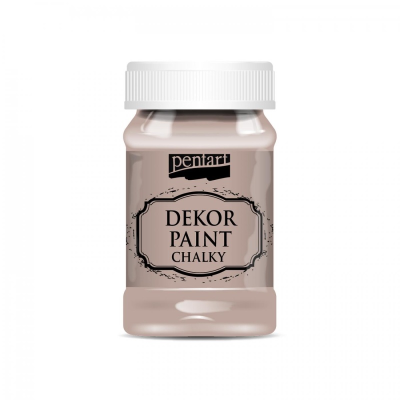 Dekor Paint Soft od Pentart je rýchloschnúca kriedová farba na vodnej báze s vynikajúcou krycou schopnosťou. Vďaka svojmu špeciálnemu zloženiu vytvár