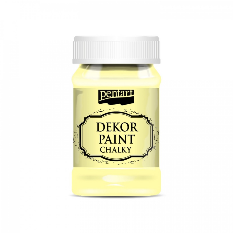 Dekor Paint Soft od Pentart je rýchloschnúca kriedová farba na vodnej báze s vynikajúcou krycou schopnosťou. Vďaka svojmu špeciálnemu zloženiu vytvár