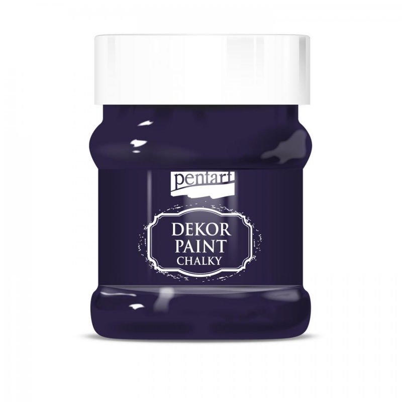 Dekor Paint Soft od Pentart je rýchloschnúca kriedová farba na vodnej báze s vynikajúcou krycou schopnosťou. Vďaka svojmu špeciálnemu zloženiu vytvár