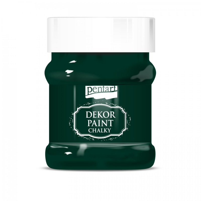 Dekor Paint Soft od Pentart je rýchloschnúca kriedová farba na vodnej báze s vynikajúcou krycou schopnosťou. Vďaka svojmu špeciálnemu zloženiu vytvár