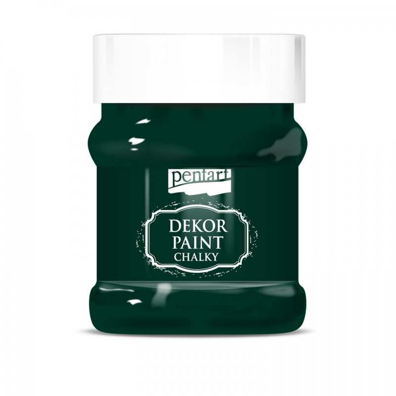 Farby Dekor Paint Soft od Pentart sú novinkou roku 2015. Dekor Paint je rýchloschnúca kriedová farba na vodnej báze s vynikajúcou krycou schopnosťou. Vď